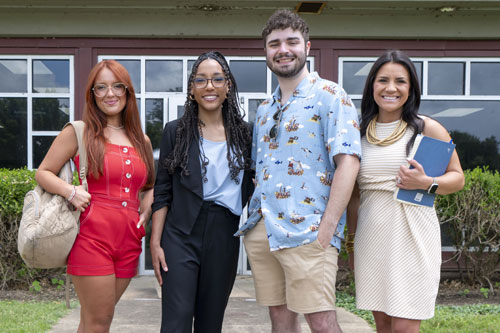 Group of students at DeSoto Center